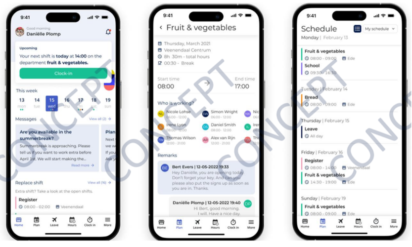 Impression neue R&R Job App